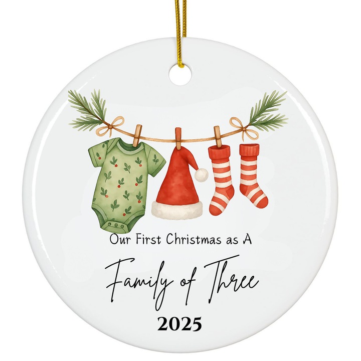 Karácsonyi dísz baba Első Karácsony személyre szabott ajándék