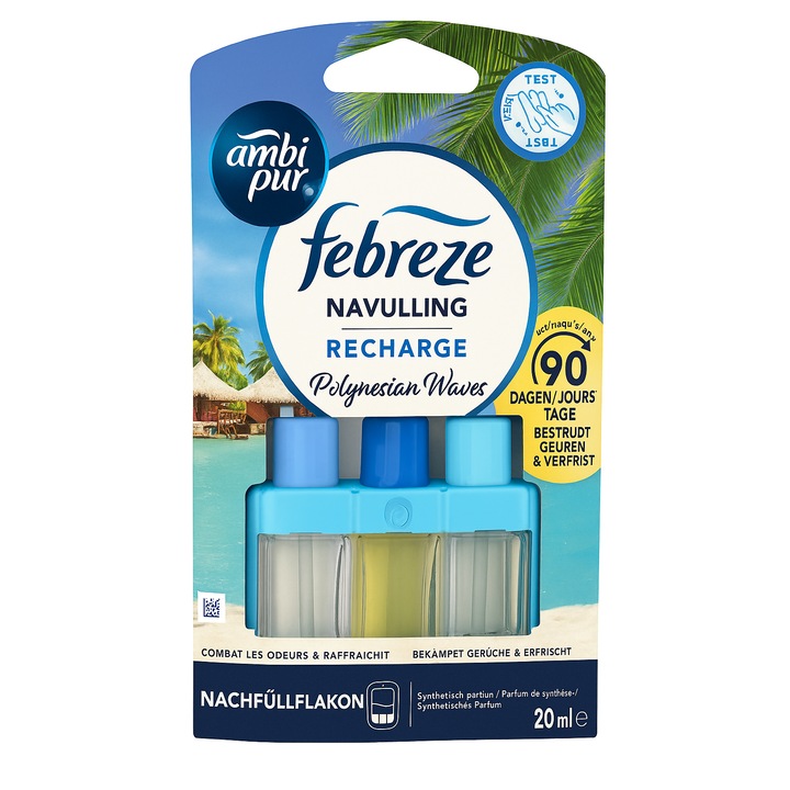 Rezerve odorizant de cameră electric Febreze Polynesian Waves