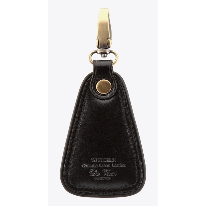 Breloc din piele WITTCHEN, Da Vinci, 8x5cm, negru, elegant
