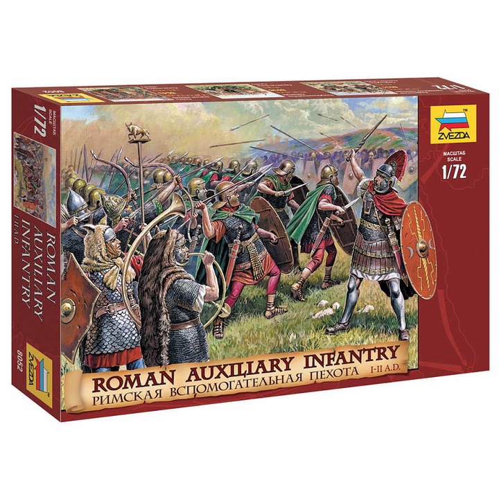 Zvezda Roman Auxiliary Infantry 1:72 makett figura (8052)