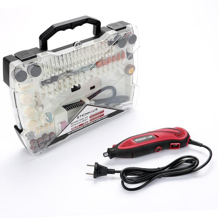 Unealta multifunctionala Steinhaus Start PRO-RTK, 135W, 32.000rpm, set de 190 accesorii
