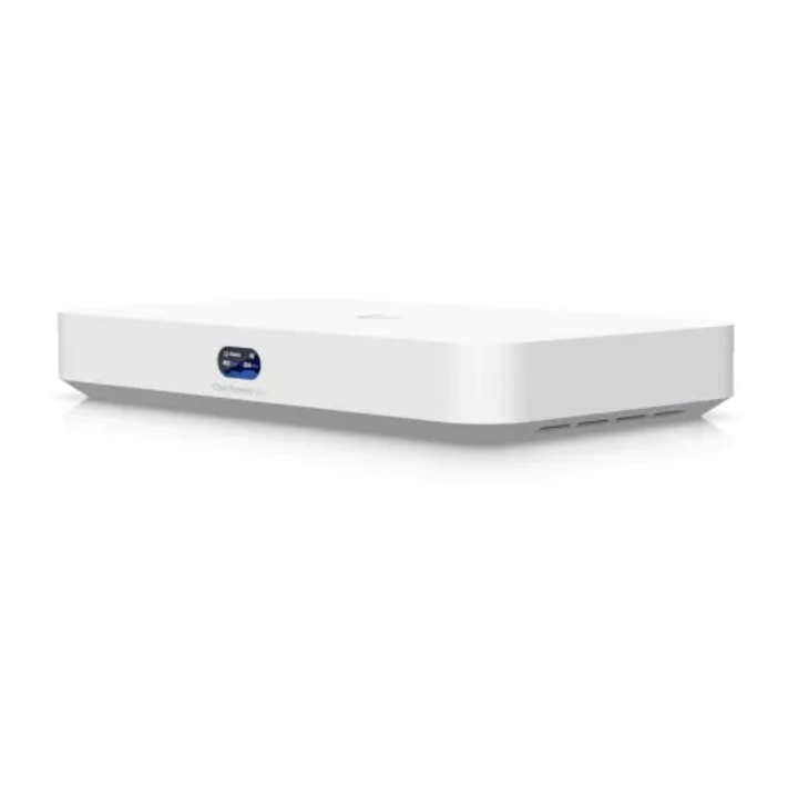 Switch Ubiquiti Unifi Cloud Gateway Fiber, 4x2.5G, 1x10G, 2xSFP+, PoE 30W, 500+ utilizatori, 212.8x127.6x30mm