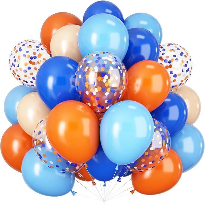 Комплект от 100 латексови балона, 12 инча, многоцветни латексови балони, висококачествени балони, балони за детски рожден ден, подходящи за декорации за партита, карнавал, Коледа и др., многоцветни