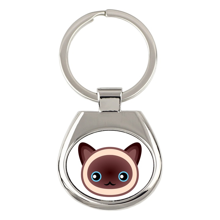 Kulcstartó, Art-Dog, macska, 7x3cm, ellenálló grafika