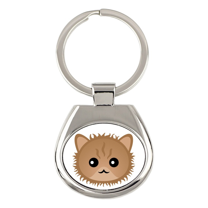 Kulcstartó, Art-Dog, macska modell, 7x3cm, ellenálló grafika