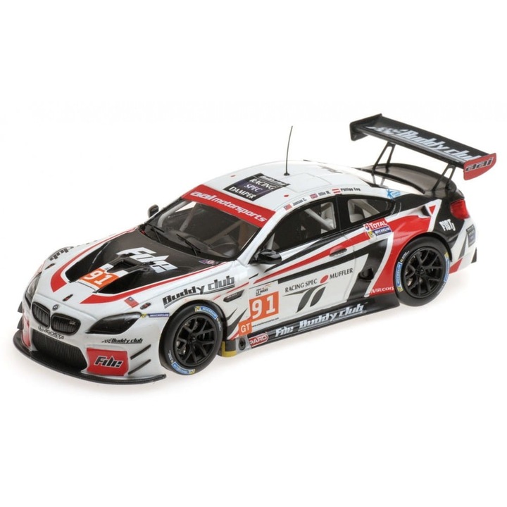 Automacheta, Minichamps, BMW M6 GT3 AAI Racing Team #91, 1:43, többszínű