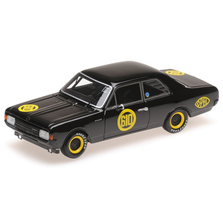 Automacheta, Minichamps, Opel Rekord 1900 1968, 1:43, fekete