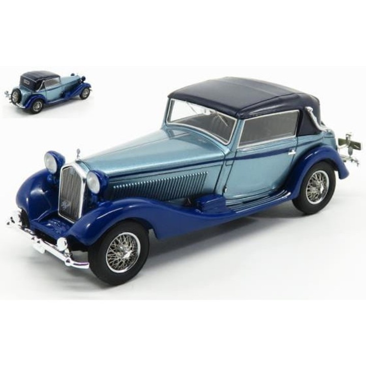 Automacheta KESS Alfa Romeo 6C 1750 GTC Castagna 1931, 1:43, albastru/negru