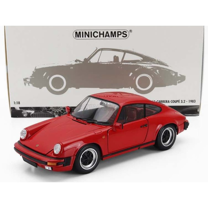 Masinuta, Minichamps, Porsche 911 3.2 Carrera Coupe, 1:18, többszínű