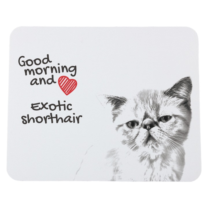 Mousepad personalizat cu animale, Art-Dog, 23x19cm, poliester, 3mm grosime