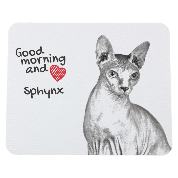 Perna pentru mouse, Art-Dog, personalizabila, imprimeu cu animale, 23x19cm, 3mm