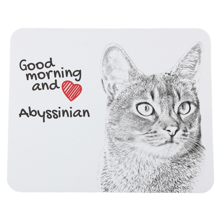 Mousepad personalizat Art-Dog, imprimeu cu animale, 23x19cm, 3mm grosime, poliester