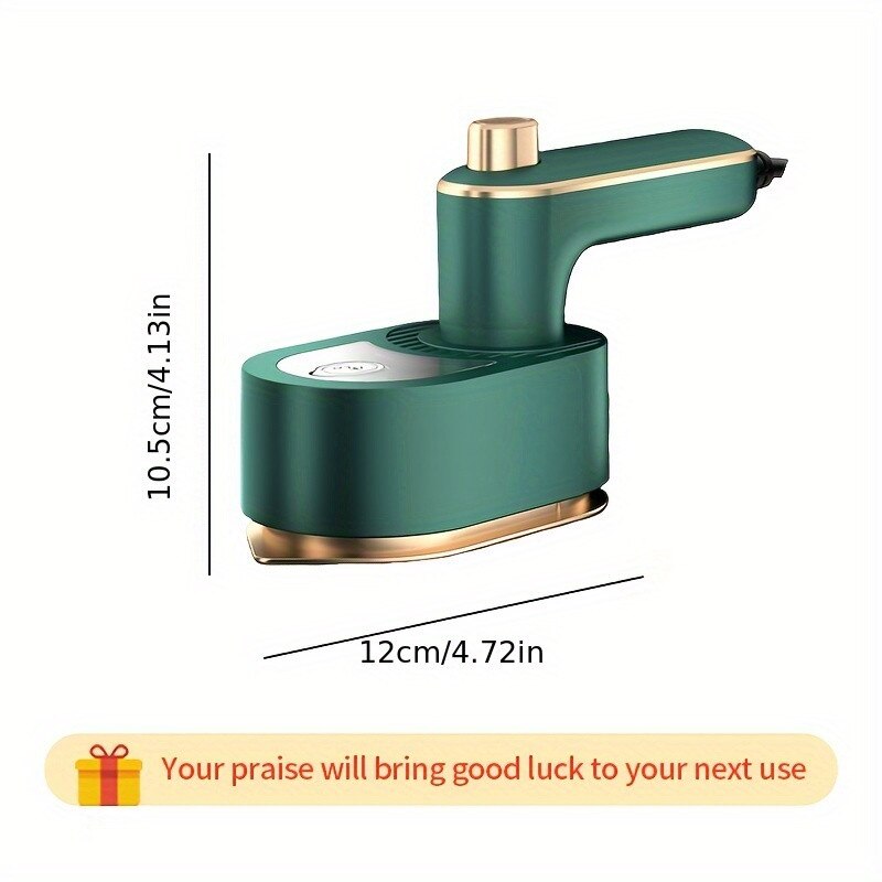Aparat de calcat cu aburi UAO, 2 in 1, 40W, verde
