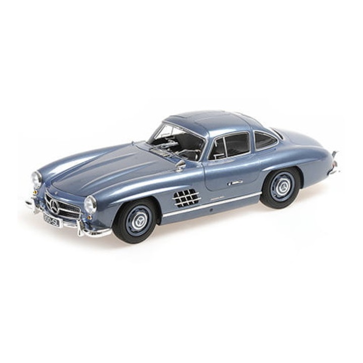 Automacheta Minichamps Mercedes-Benz 300 SL (W198) 1955, metálkék, 1:18