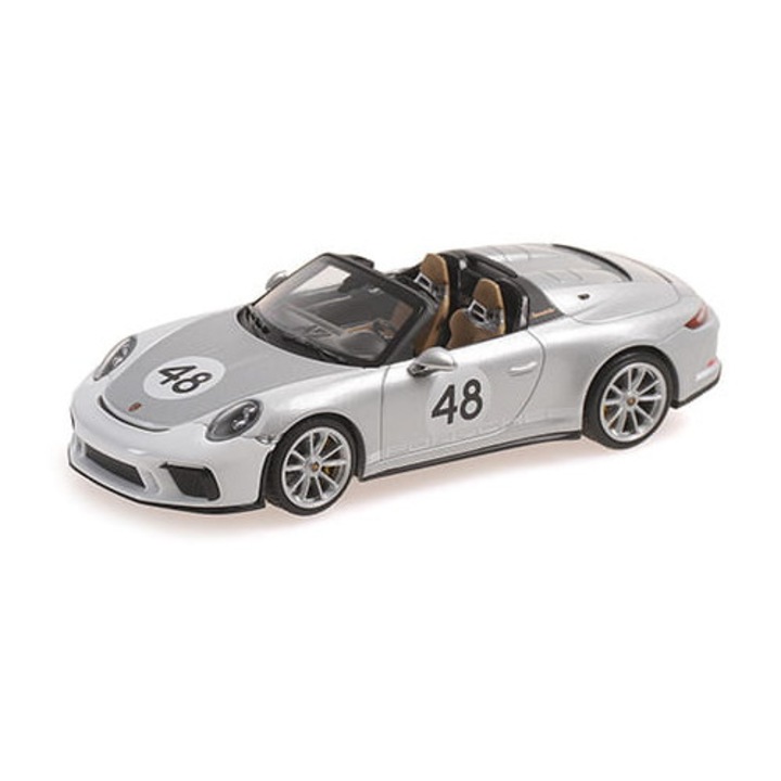 Автомодел Minichamps Porsche 911 (991) Speedster, 1:43, сребрист, 2019