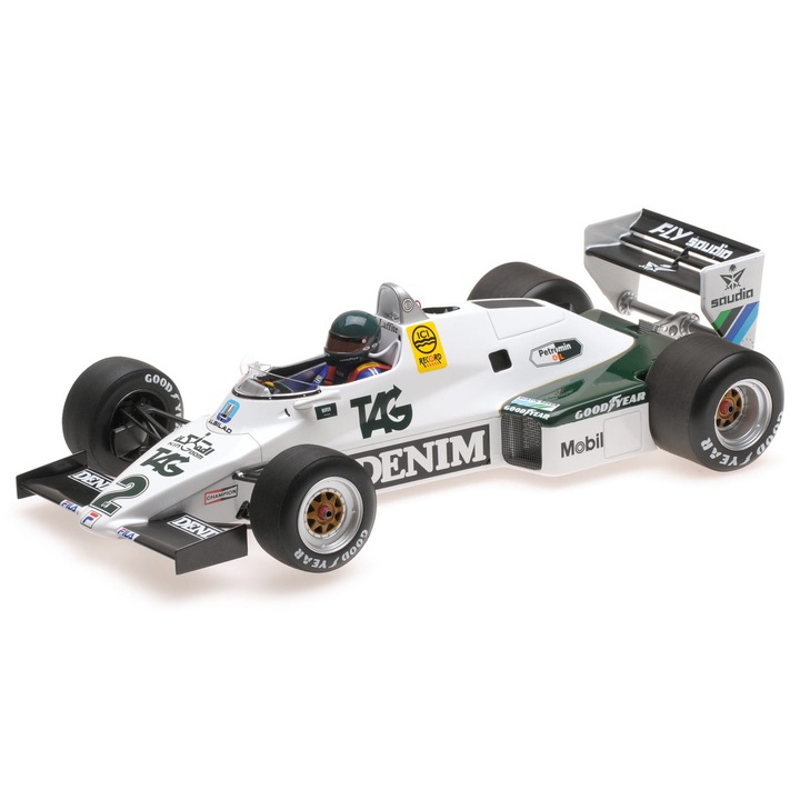 Automacheta, Minichamps, Williams Ford FW08C #2 Jacques Laffite 1983, 1:18-as méretarány