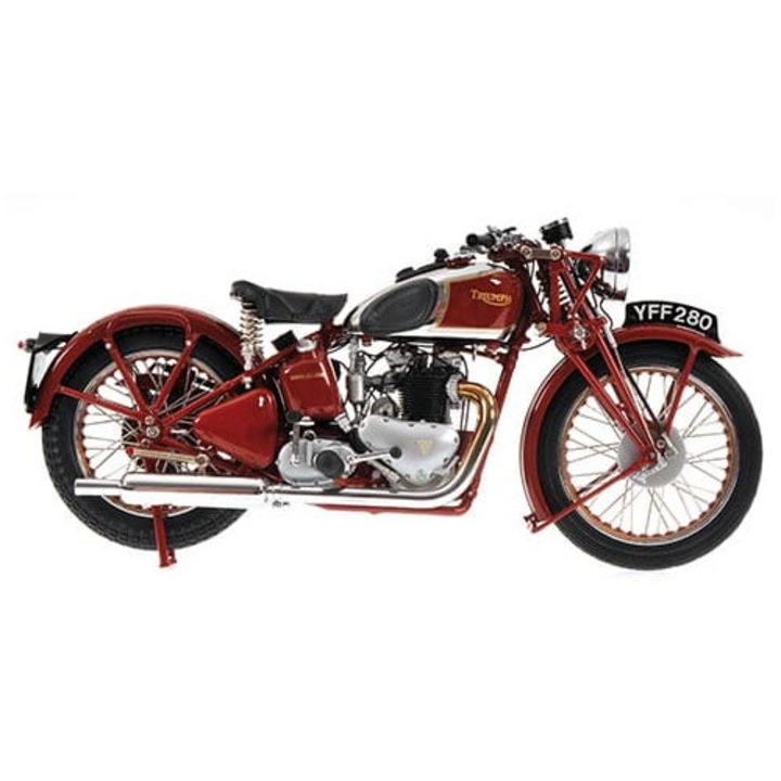 Automacheta Triumph Speed Twin 1939, piros, 1:12, Minichamps