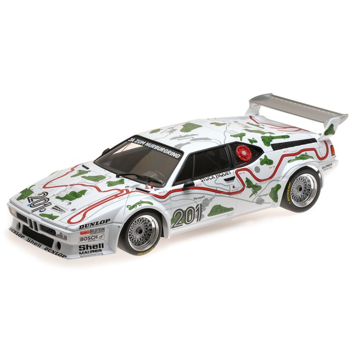 Automacheta, Minichamps, BMW M1 Gr.4, 1:12, többszínű