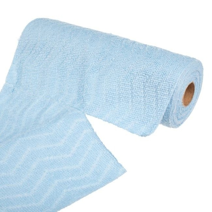 Lavete din Microfibra in Rola, Super Absorbante, Reutilizabile, 22.5x22.5cm, 30 buc