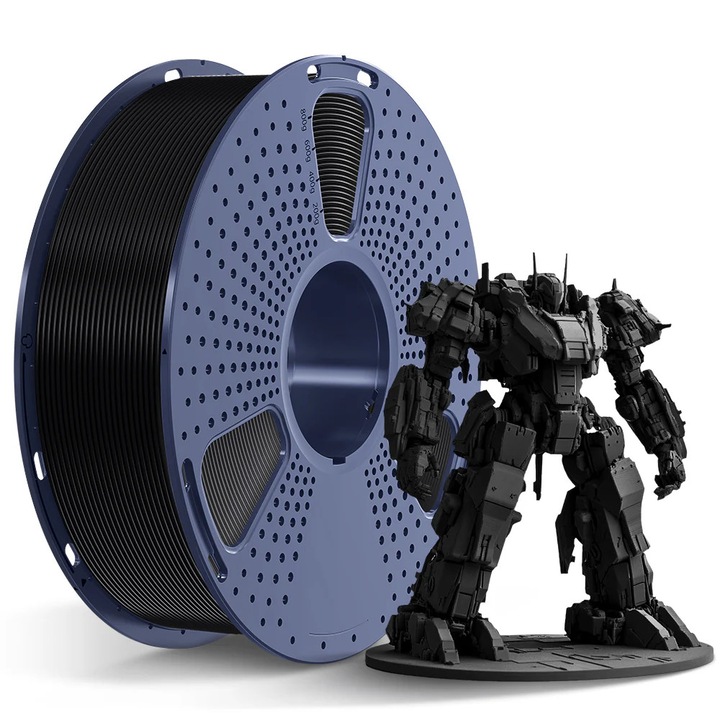 Филамент, Sunlu PLA+ 2.0, 1кг, Черен, за 3D принтер