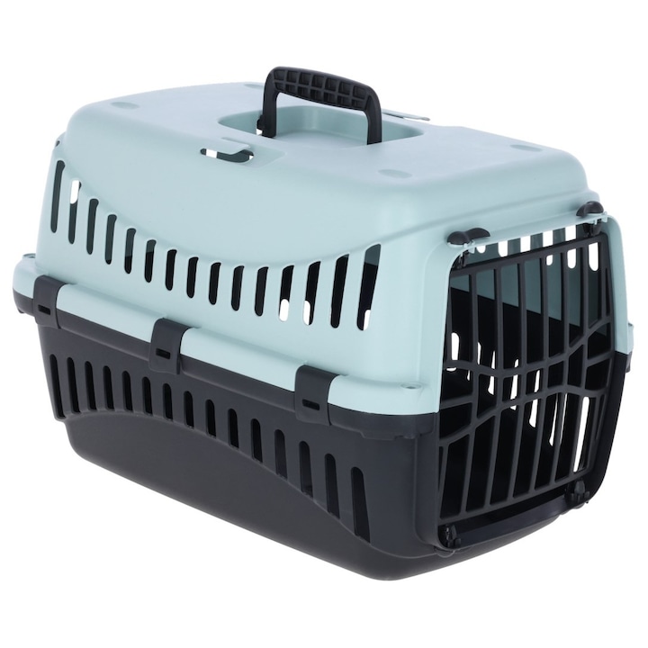 Cusca transport pentru animale, Kerbl Expedition - Bordo - 45 x 30 x 30 cm - Albastru
