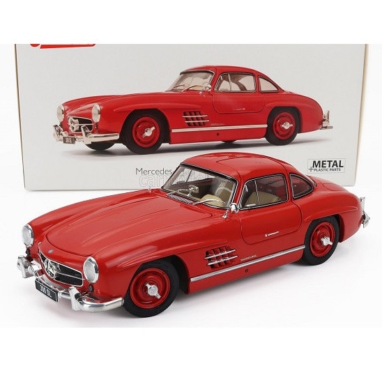 Macheta auto Mercedes-Benz 300 SL Coupe, Schuco, roșu, 1/18