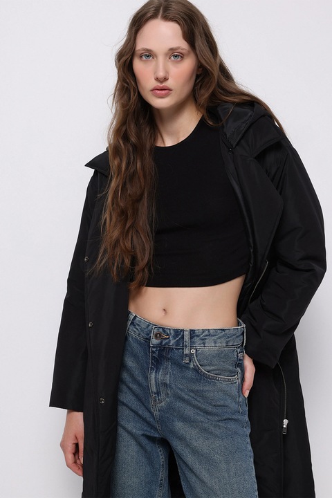 COLIN'S, Haina cu revere decupate, Negru