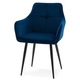 Kárpitozott szék, New Home, Bluvel, sötétkék, 88x58x58cm, 120kg teherbírás