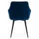 Kárpitozott szék, New Home, Bluvel, sötétkék, 88x58x58cm, 120kg teherbírás