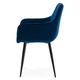 Kárpitozott szék, New Home, Bluvel, sötétkék, 88x58x58cm, 120kg teherbírás