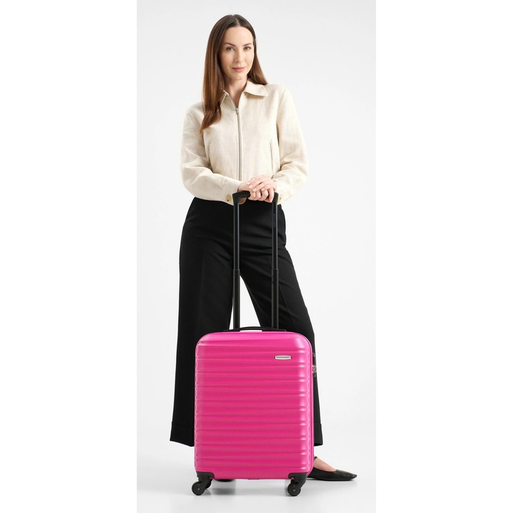 Куфар WITTCHEN, GROOVE Line, ABS, розов, 55x40x20cm