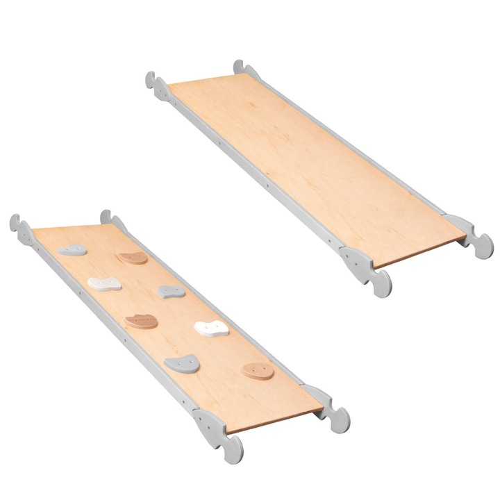 Tobogan copii, Woodiko, Mini Slide, Lemn-pastel