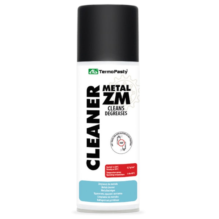 Spray curățare metal 400 ml AG Termopasty, eficiență rapidă, acțiune universală