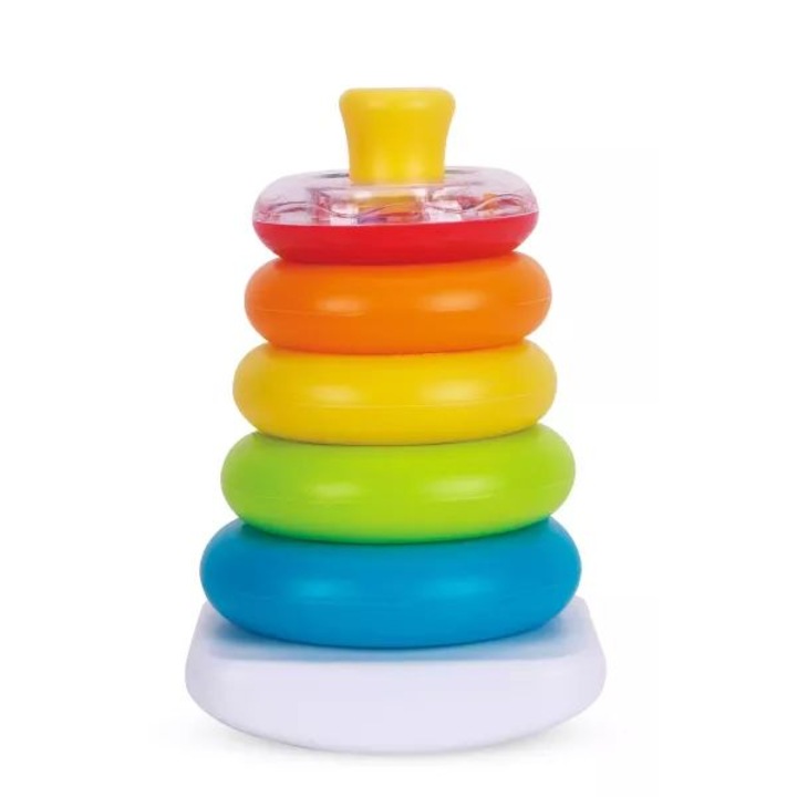Színes karikatorony, 6 db-os
