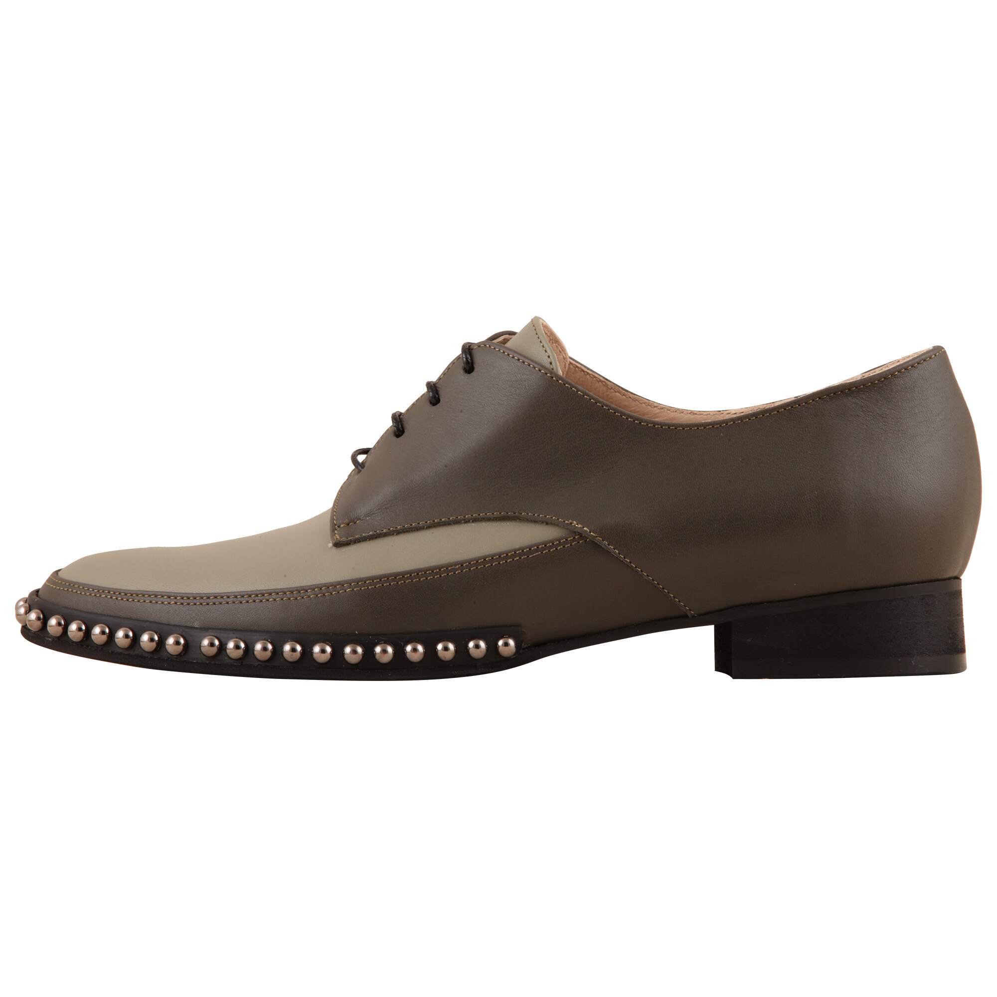 Mocasini de dama M12 Dark Olive, Khaki
