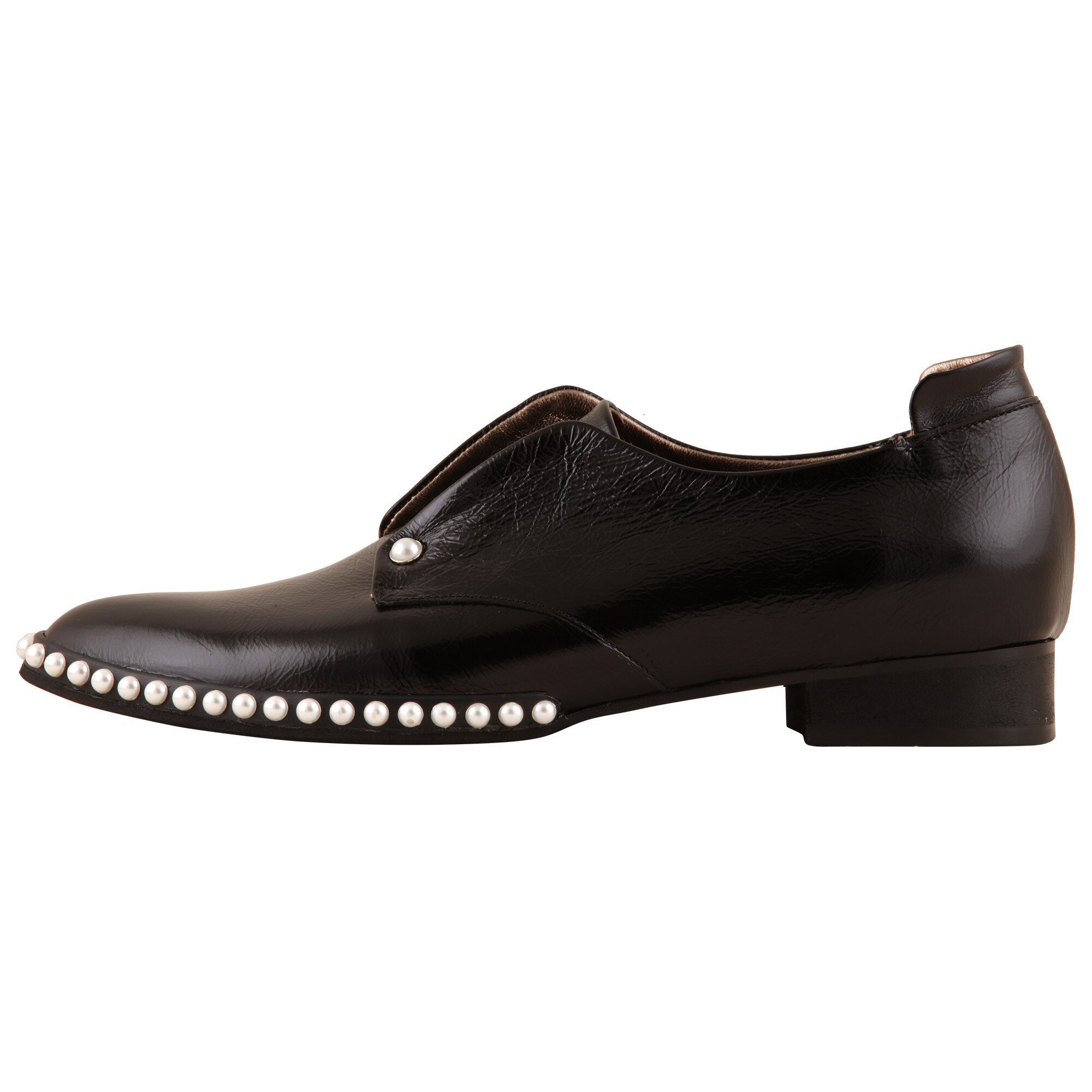 Mocasini de dama M9 Pearl Addict, Negru