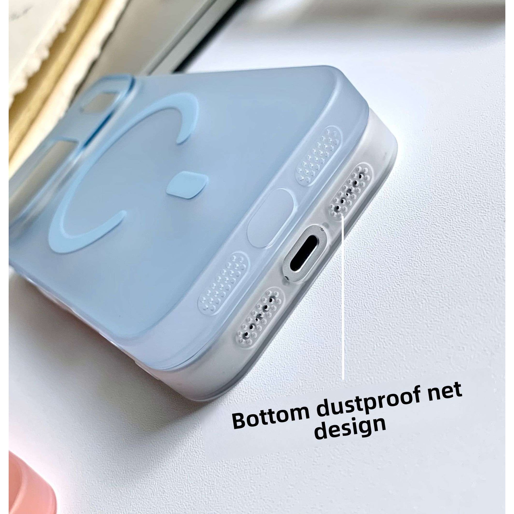 Husa de Protectie, Compatibila cu Apple iPhone 17, MagSafe, Alb mat