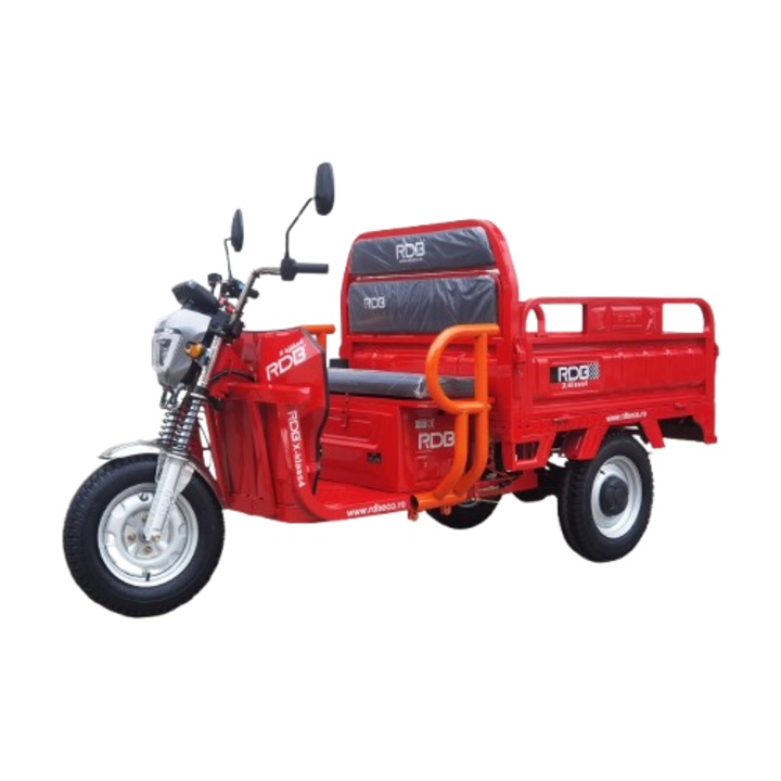 Triciclu electric RDB X-Klass4, 3500W, Fara permis, 25 km/h, Rosu+CIV