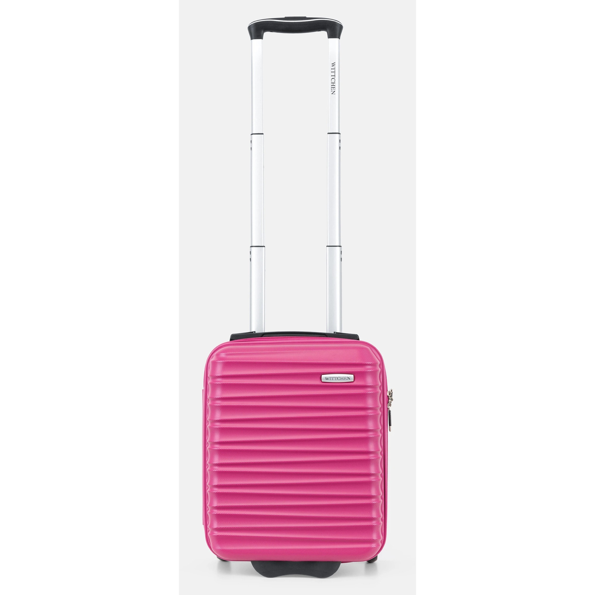 Troler Roz Troler WITTCHEN, cabina, roz, 55x40x20cm, cu maner telescopic si roti ...