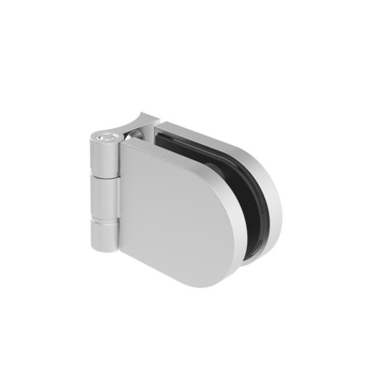 Suport sticla conector Fi 42.4 63X45 AISI 316 satinat pentru sticla 6-12, 76