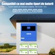 ANENJI Invertor hibrid solar 4200W, 24Vcc la 230Vca, undulatie sinusoidala pura, cu regulator MPPT 100A, randament 98%, potrivit pentru sisteme independente de retea in gospodarie