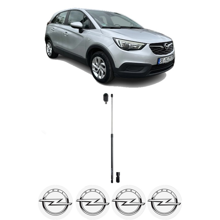 Amortizor capota pentru OPEL CROSSLAND X / CROSSLAND (P17, P2QO) din 2017-2020, KROSNO, 4 stickere auto OPEL