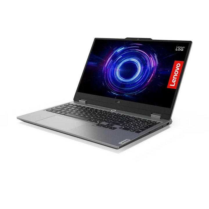 Laptop de gaming LENOVO LOQ 15IRX10 83JE019ABM 15.6 ", INTEL CORE I7-13645HX, RAM 24 GB, SSD 1000 GB, NVIDIA GEFORCE RTX5060, 8 GB GDDR7, LUNA GREY