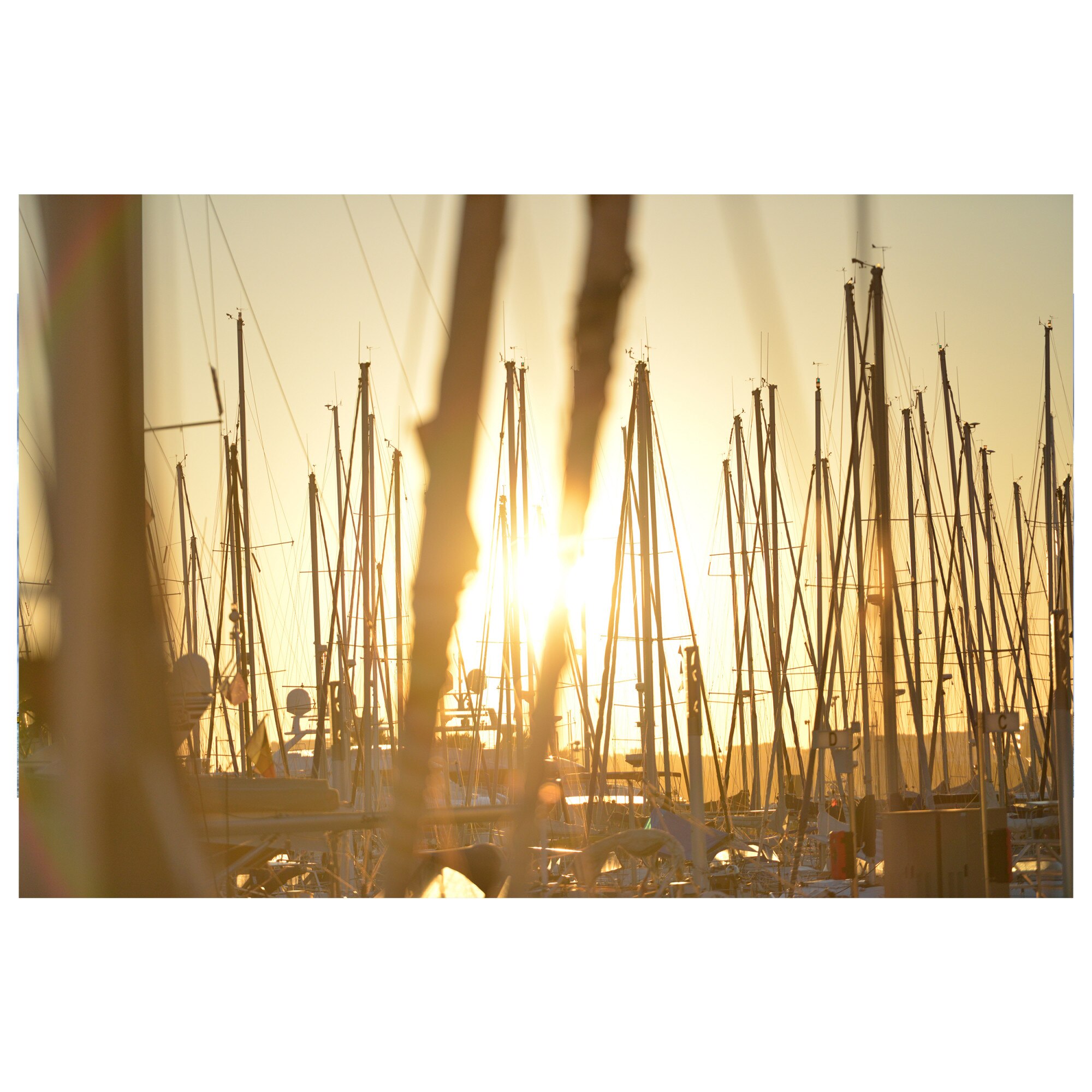 Tablou Canvas Artantida - Sepia Port 80X60 cm