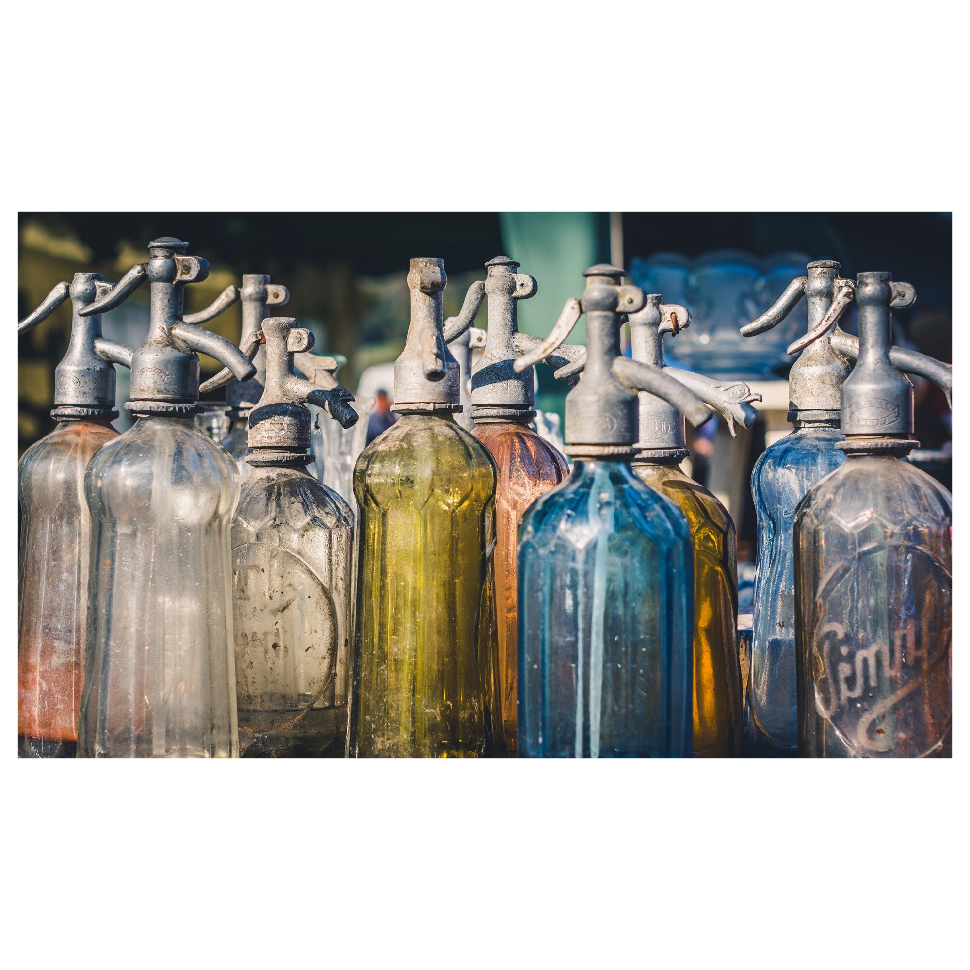 Tablou Canvas Artantida - Colorful Bottles 60x40 cm