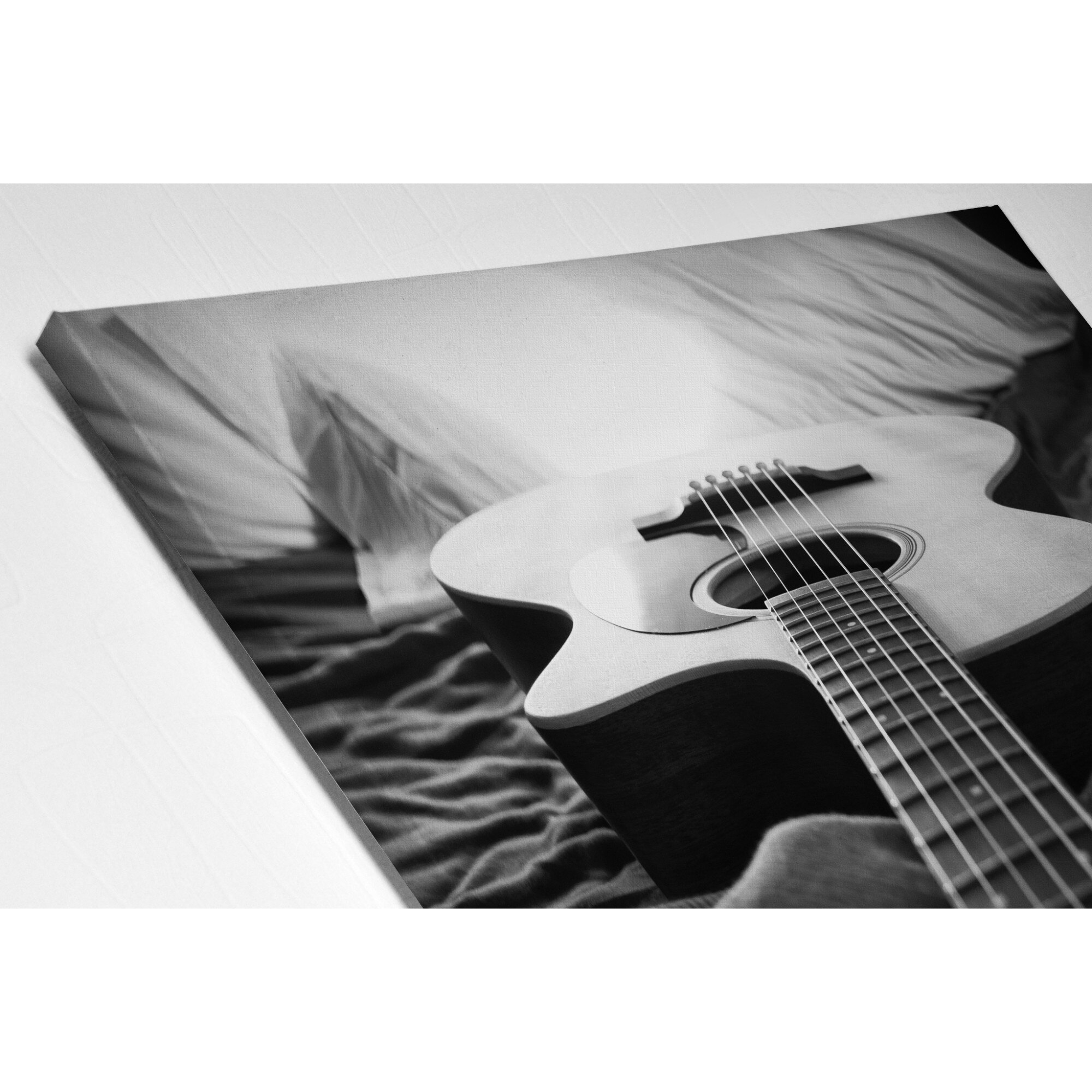 Tablou Canvas Artantida - B&W Guitar 60x40 cm