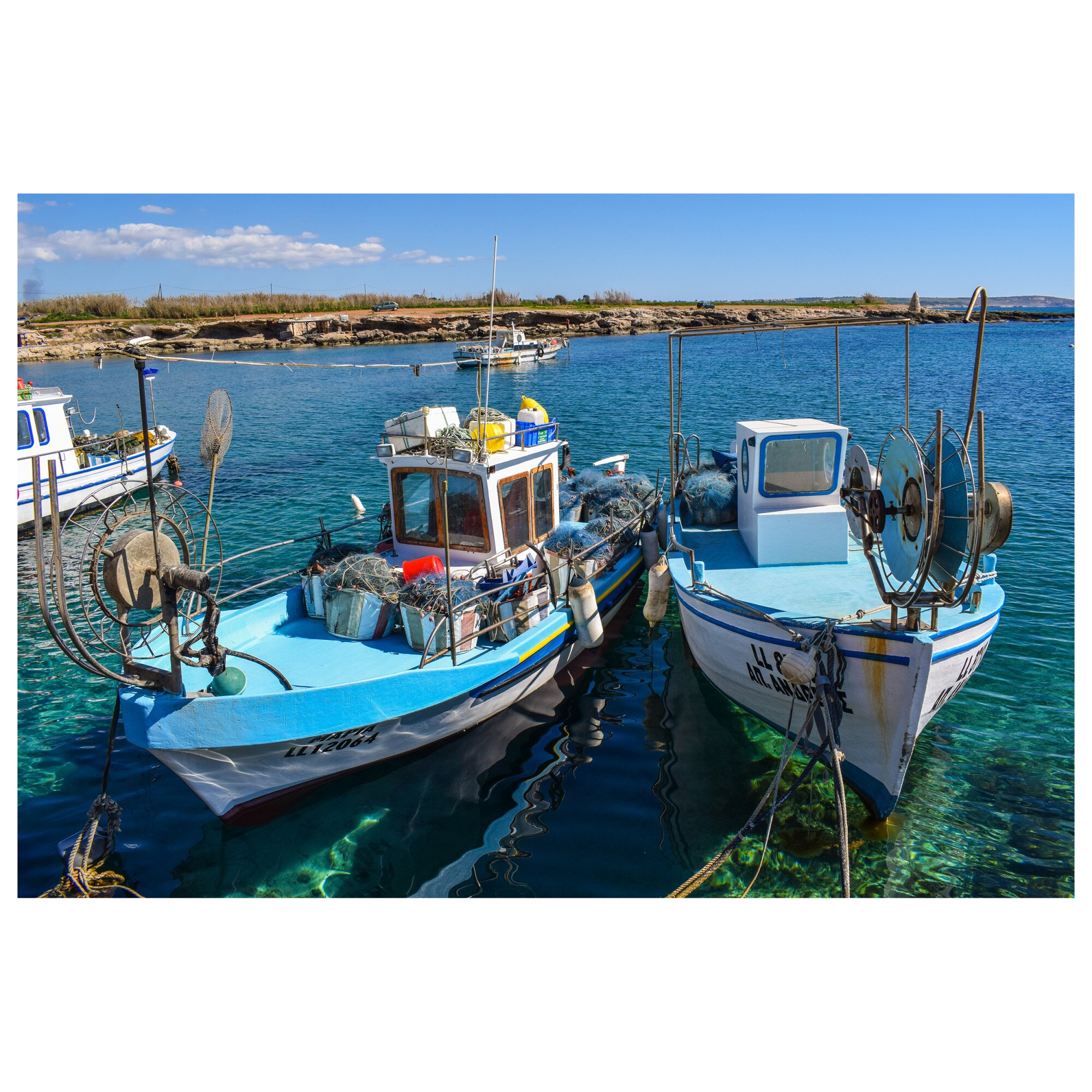 Tablou Canvas Artantida - Ship in Port 02 60x40 cm