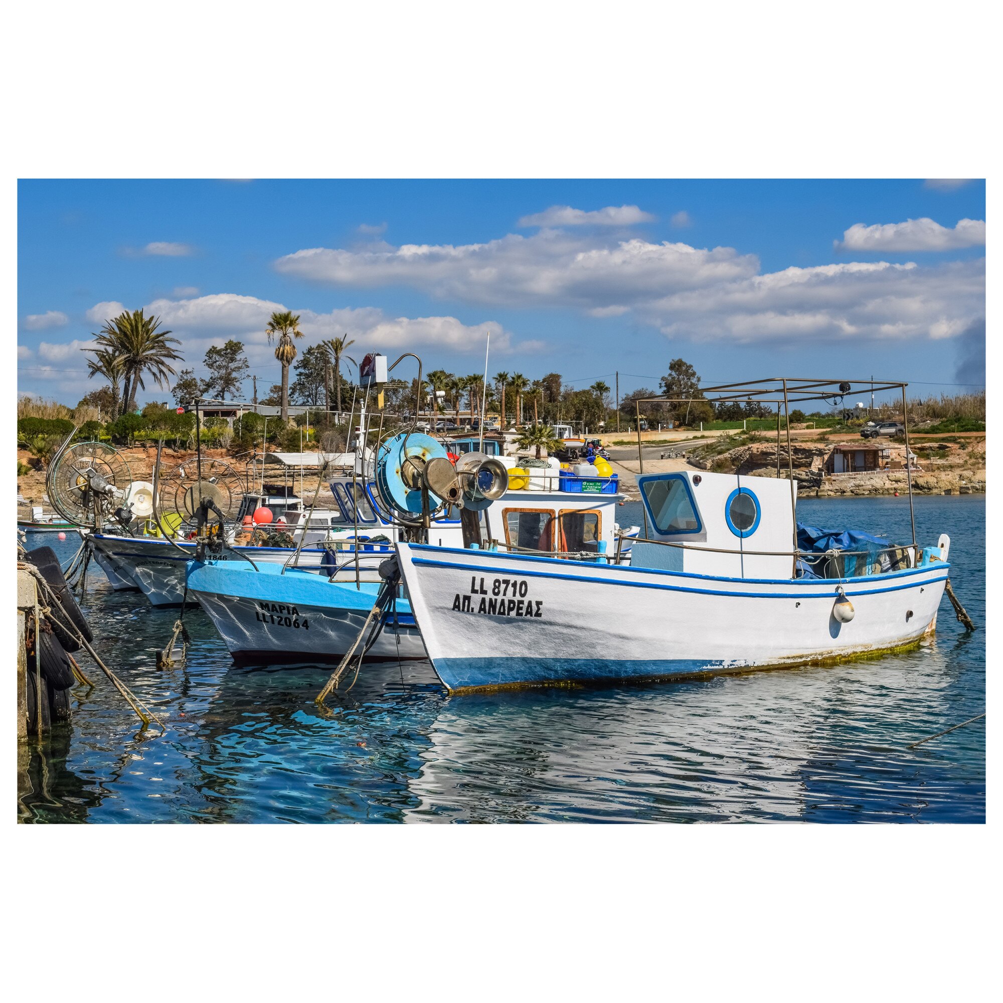 Tablou Canvas Artantida - Ship in Port 60x40 cm