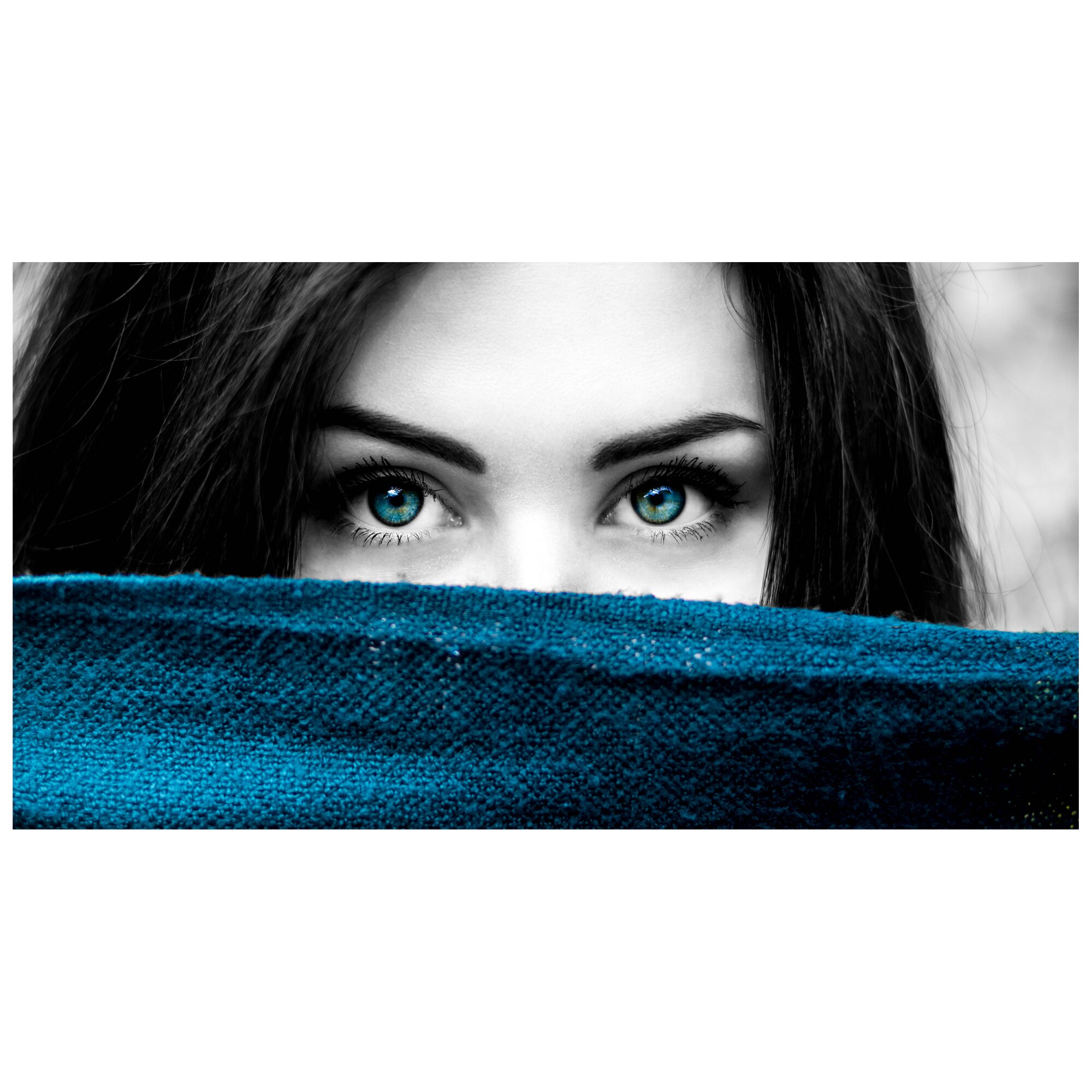 Tablou Canvas Artantida - Blue Scarf 60x40 cm