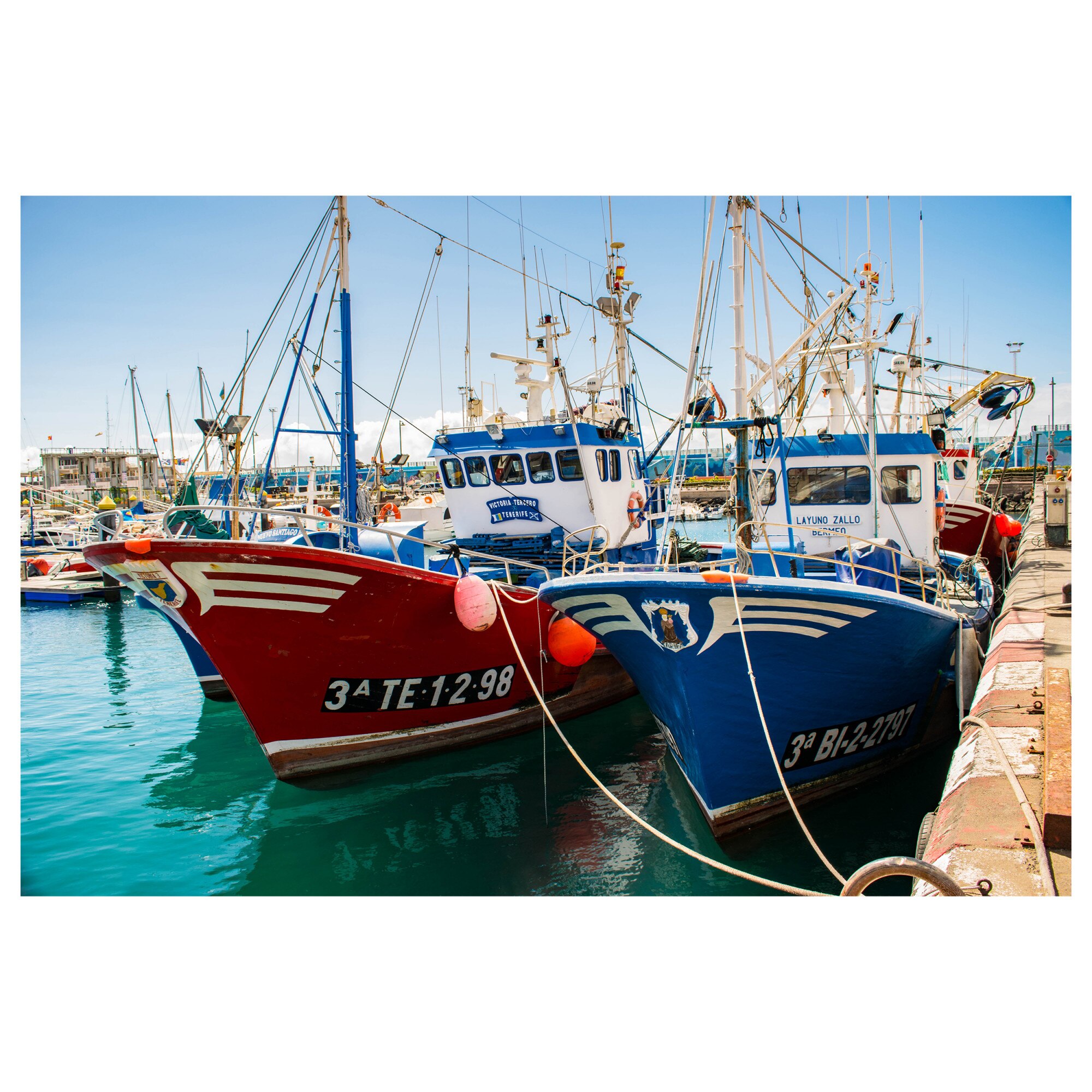 Tablou Canvas Artantida - Ship In Port 03 60x40 cm